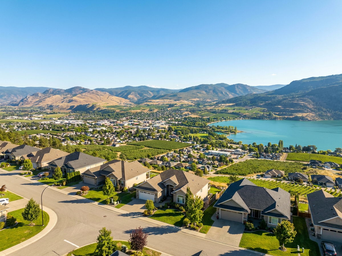 Vernon city landscape